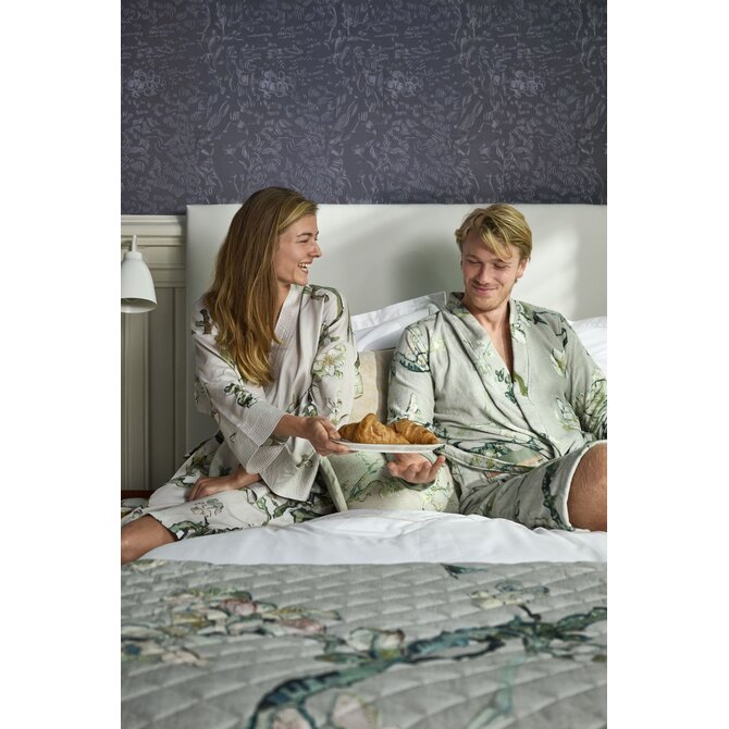 Beddinghouse x Van Gogh Museum Blossom Badjas Groen XS