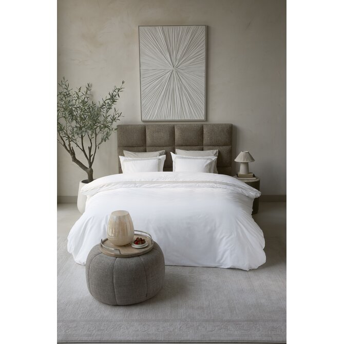 Rivièra Maison Dekbedovertrek Leandro Zand 260x200/220 cm