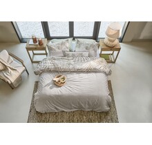 Rivièra Maison Dekbedovertrek Palm Shade Naturel 140x200/220 cm