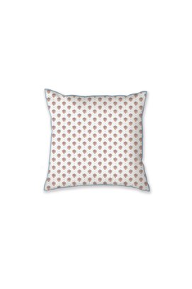 Pip Studio Jaipur Flower Square Cushion Licht blauw 40x40 cm