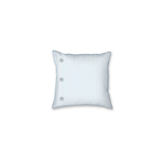 Pip Studio Jaipur Flower Square Cushion Licht blauw 40x40 cm