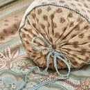 Pip Studio Pip Studio Jaipur Flower Roll Cushion Groen 22x70 cm