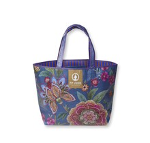 Pip Studio Bombay Beachbag Donkerblauw One size