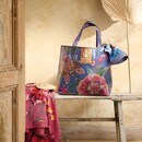 Pip Studio Pip Studio Bombay Beachbag Donkerblauw One size
