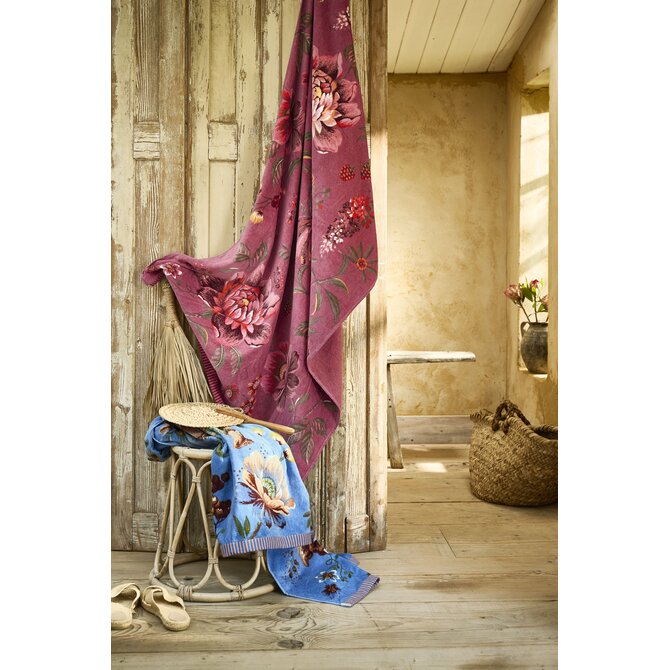 Pip Studio Secret Garden Beachtowel Roze 100x180 cm