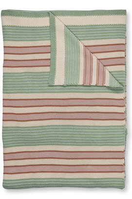 Pip Studio Bonsoir Combistripe Sprei Groen 130x170 cm