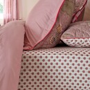 Pip Studio Pip Studio Hoeslaken Jaipur Flower  Licht roze 140x200 cm
