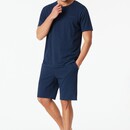 Schiesser Schiesser Heren Pyjama Short admiral  183633 50/M