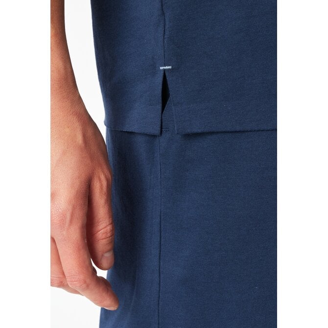 Schiesser Heren Pyjama Short admiral  183633 48/S