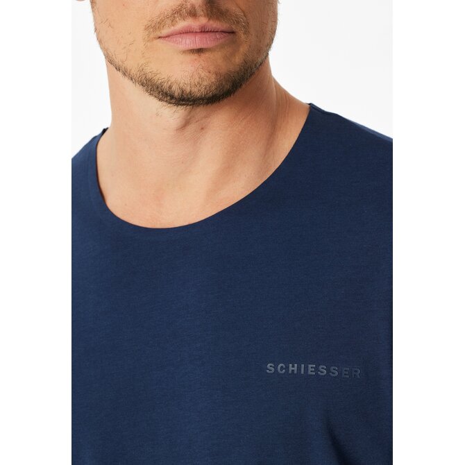 Schiesser Heren Pyjama Short admiral  183633 54/XL