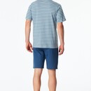 Schiesser Schiesser Heren Pyjama Short pacific blue 183592 54/XL