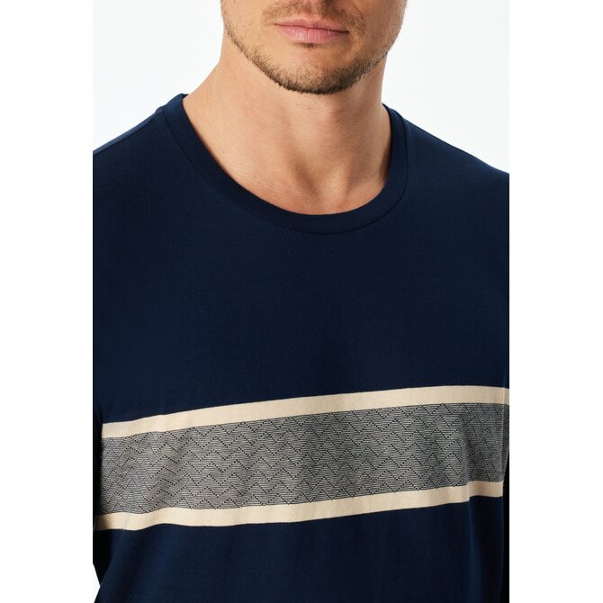 Schiesser Heren Pyjama Long  admiral  183591 52/L