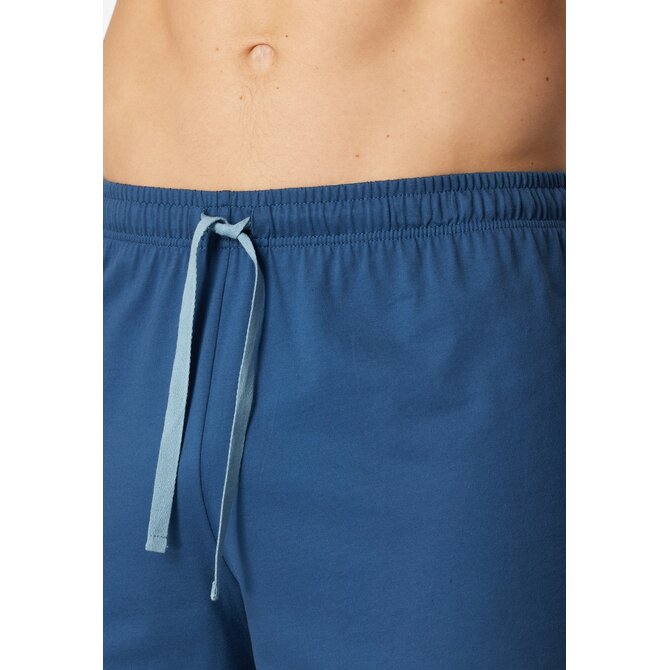 Schiesser Heren Pyjama Short pacific blue 183592 58/3XL