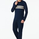 Schiesser Schiesser Heren Pyjama Long  admiral  183591 54/XL