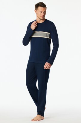 Schiesser Heren Pyjama Long  admiral  183591 50/M