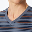 Schiesser Schiesser Heren Pyjama Short bluegrey 183588 54/XL