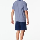 Schiesser Schiesser Heren Pyjama Short royal blue 183585 54/XL