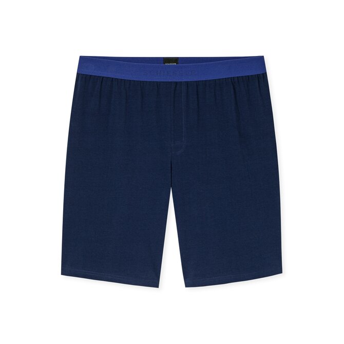 Schiesser Heren Pyjama Short royal blue 183585 56/XXL
