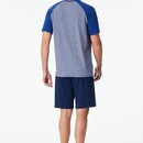 Schiesser Schiesser Heren Pyjama Short royal blue 183584 50/M