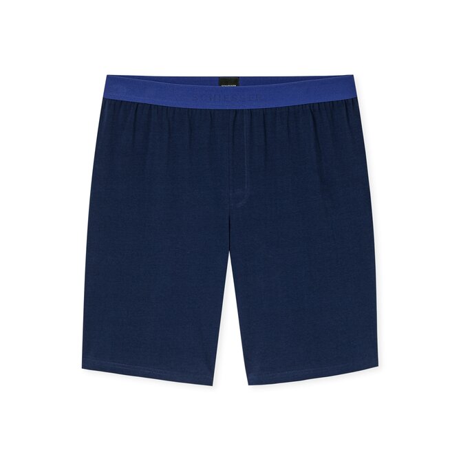 Schiesser Heren Pyjama Short royal blue 183584 50/M