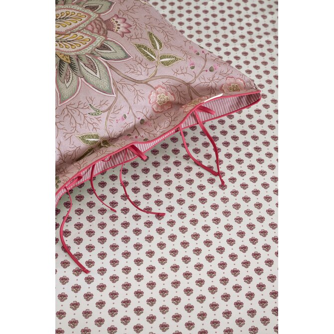 Pip Studio Hoeslaken Jaipur Flower  Licht roze 100x200 cm