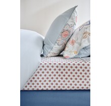 Pip Studio Hoeslaken Jaipur Flower  Licht blauw 100x200 cm