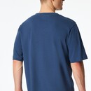 Schiesser Schiesser Heren Shirt 1/2  atlantic blue  183545 50/M