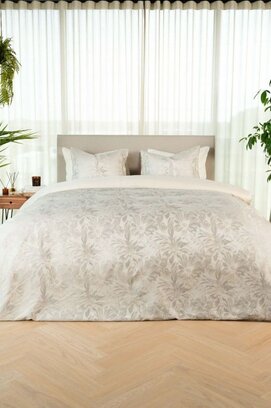 Kayori Kaede Dekbedovertrek  Tencel   200x200220  Zilvergrijs