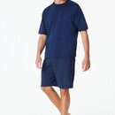 Schiesser Schiesser Heren Shirt 1/2  navy 183536 52/L