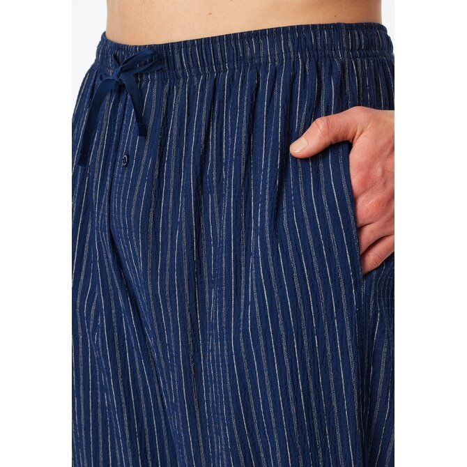 Schiesser Heren Long Pants navy 183544 52/L