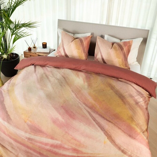 Kayori Suwo Dekbedovertrek  Katoensatijn   140x200220  Multi