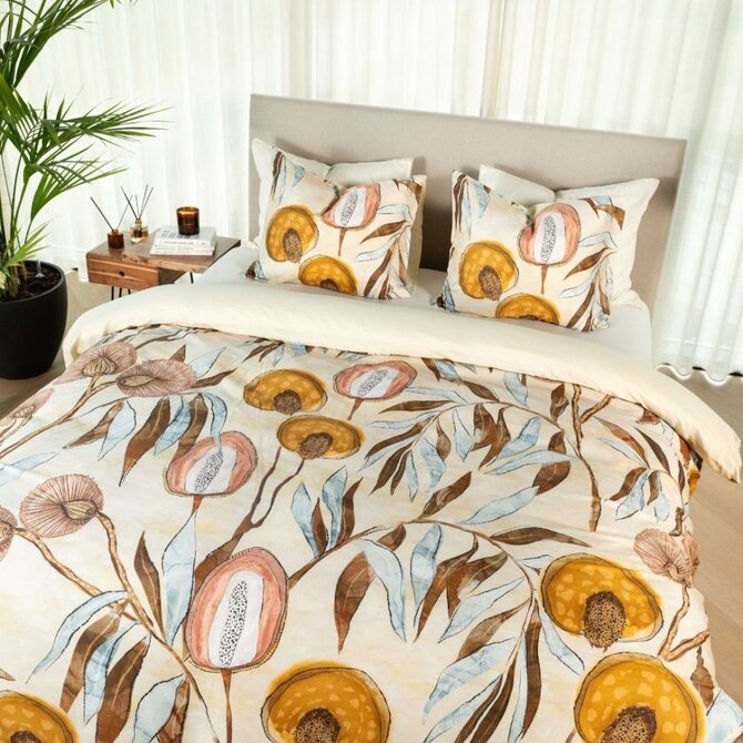 Kayori Inako Dekbedovertrek  Katoensatijn   240x200220  Multi