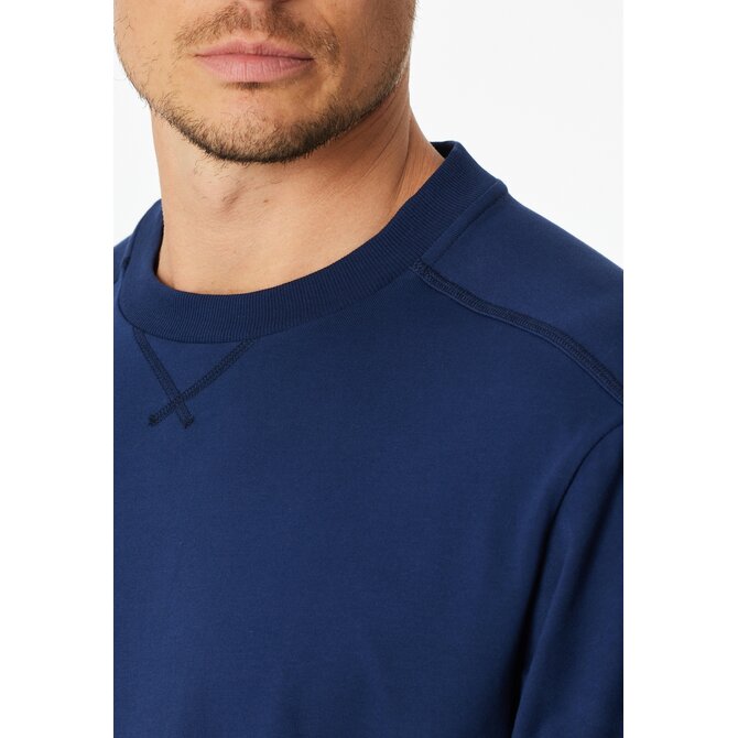 Schiesser Heren Shirt 1/2  navy 183536 54/XL