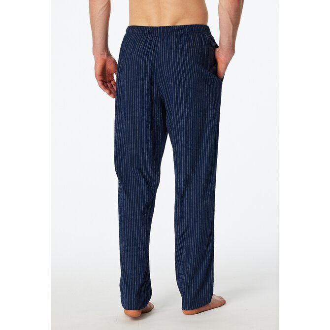 Schiesser Heren Long Pants navy 183544 50/M
