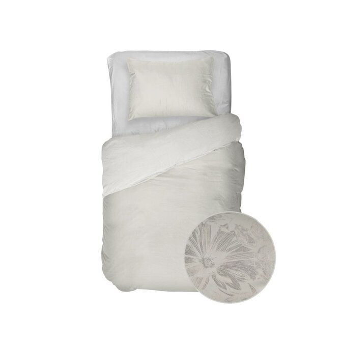 Kayori Kaede Dekbedovertrek  Tencel   240x200220  Zilvergrijs