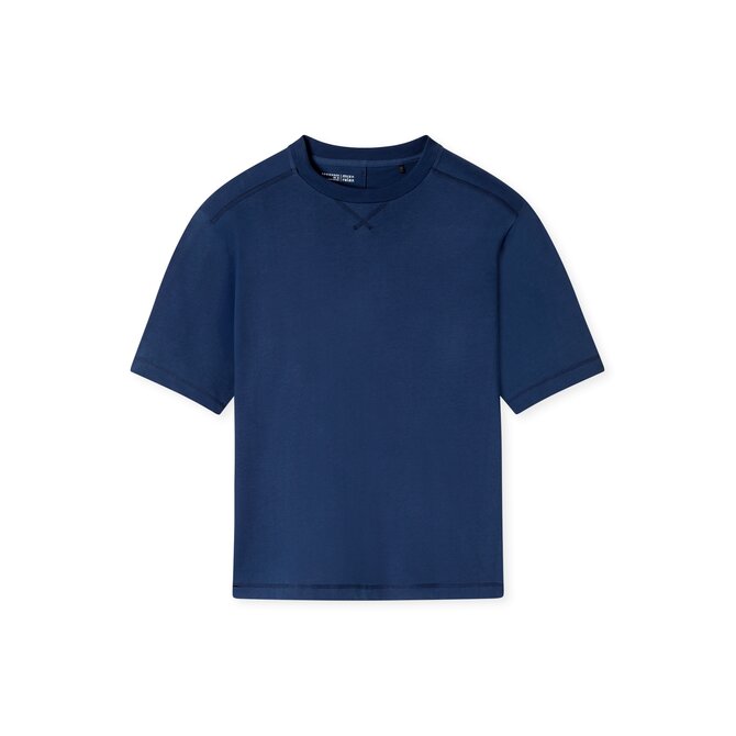 Schiesser Heren Shirt 1/2  navy 183536 56/XXL