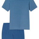 Schiesser Schiesser Heren Pyjama Short atlantic blue  183117 58/3XL