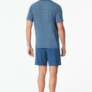 Schiesser Schiesser Heren Pyjama Short atlantic blue  183117 54/XL