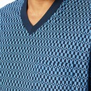 Schiesser Schiesser Heren Pyjama Long  blue 181162 58/3XL