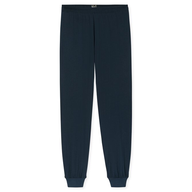 Schiesser Heren Pyjama Long  blue 181162 52/L