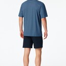 Schiesser Schiesser Heren Pyjama Short blue 181161 54/XL