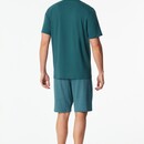 Schiesser Schiesser Heren Pyjama Short green  181157 52/L