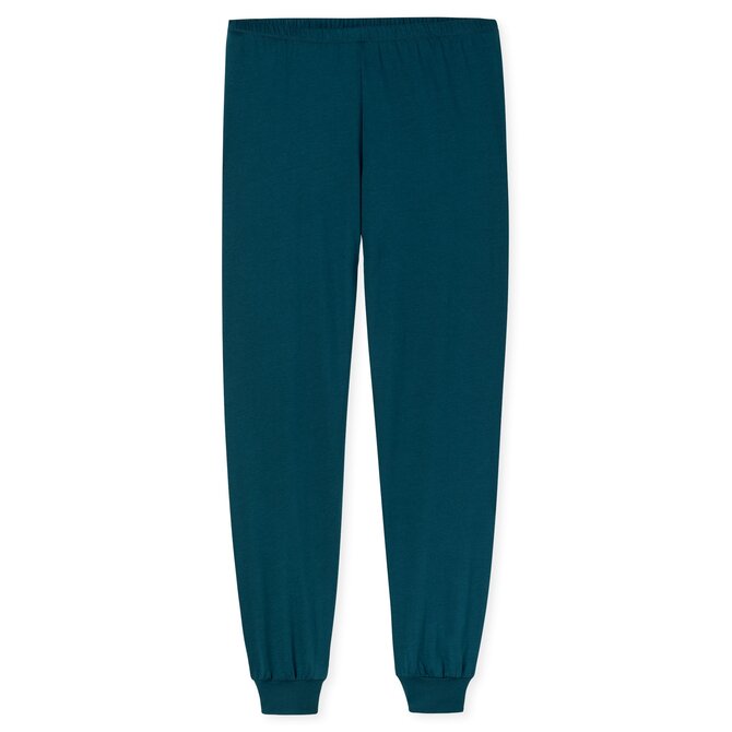 Schiesser Heren Pyjama Long  petrol 181156 52/L