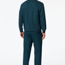 Schiesser Schiesser Heren Pyjama Long  petrol 181156 54/XL