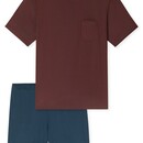 Schiesser Schiesser Heren Pyjama Short red  181155 50/M