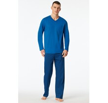 Schiesser Heren Pyjama Long  aquarium 181154 54/XL