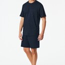 Schiesser Schiesser Heren Pyjama Short dark blue  181155 58/3XL