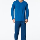 Schiesser Schiesser Heren Pyjama Long  aquarium 181154 58/3XL