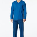 Schiesser Schiesser Heren Pyjama Long  aquarium 181154 58/3XL