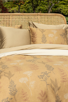 Dommelin kussensloop Erbe Satijn 400TC Brons-Camel 60x70